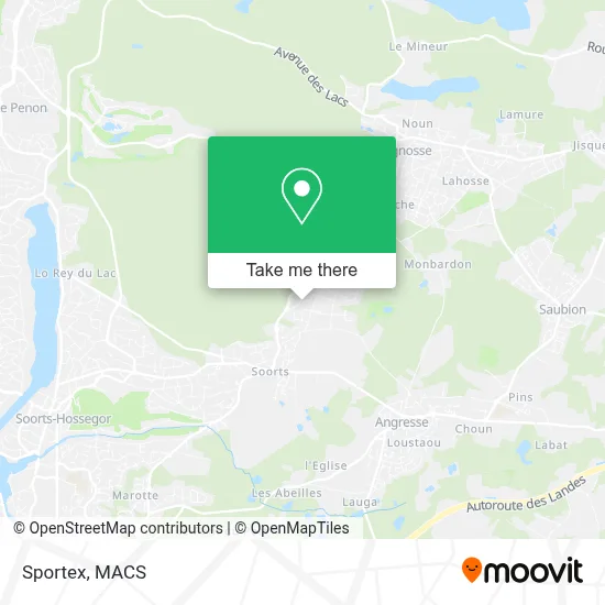 Sportex map