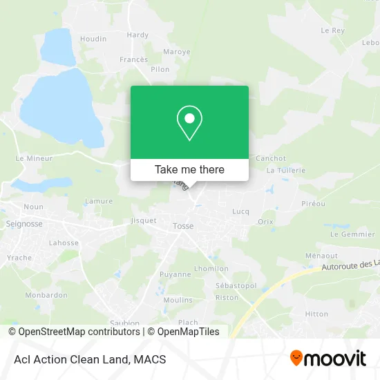 Acl Action Clean Land map