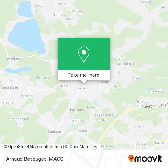 Arnaud Bessuges map