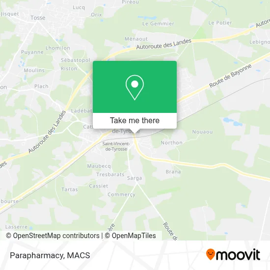 Parapharmacie map