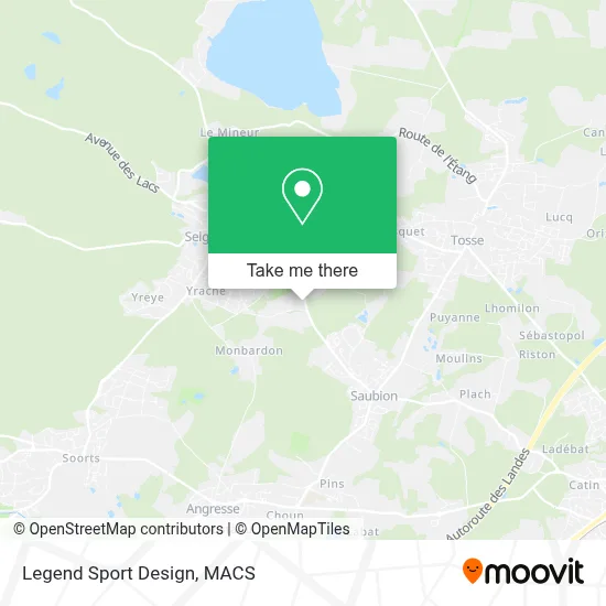 Mapa Legend Sport Design