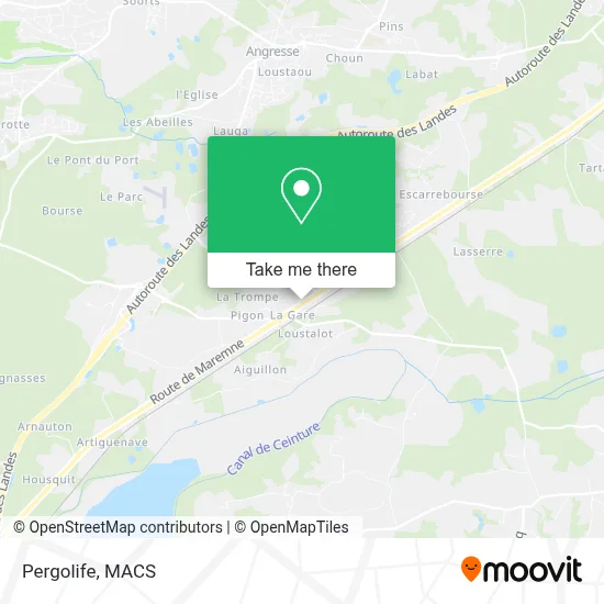 Pergolife map