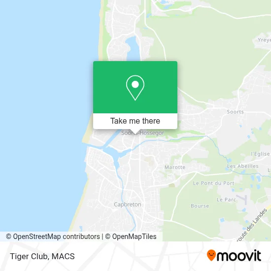 Tiger Club map