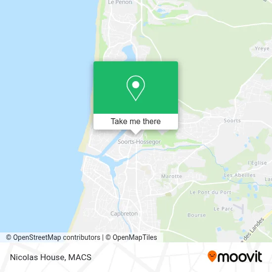 Maison Nicolas map