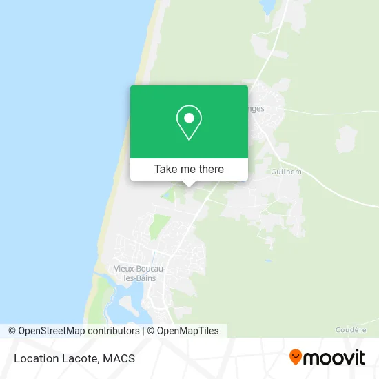 Location Lacote map