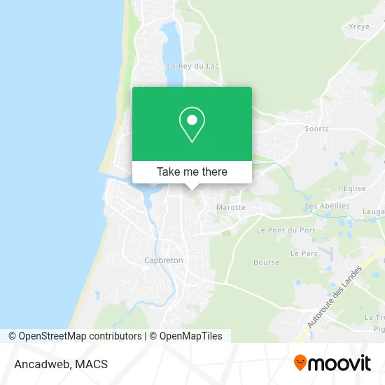 Ancadweb map