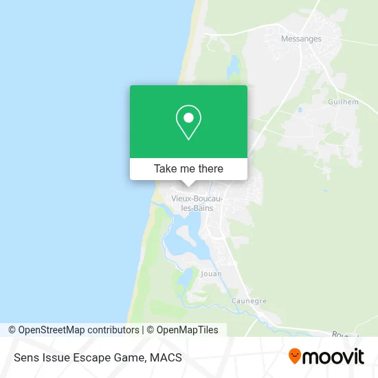 Mapa Sens Issue Escape Game
