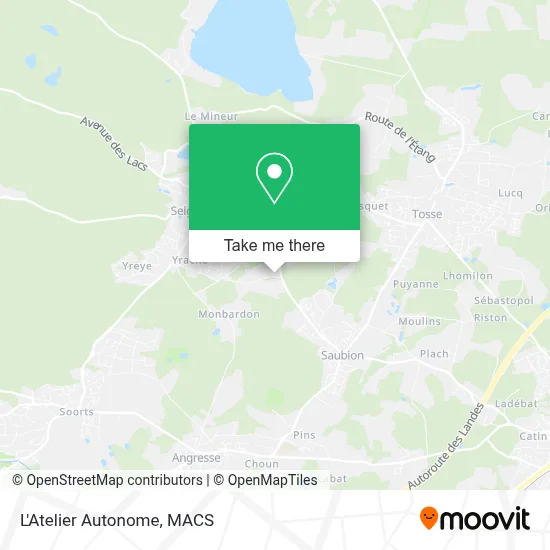 L'Atelier Autonome map