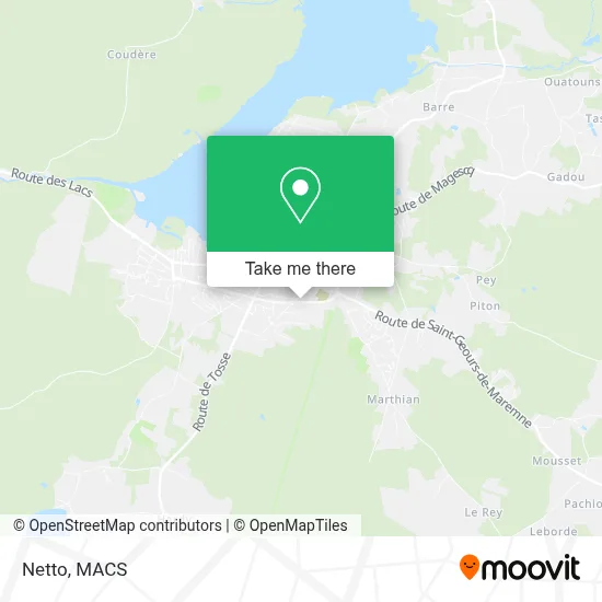 Mapa Netto