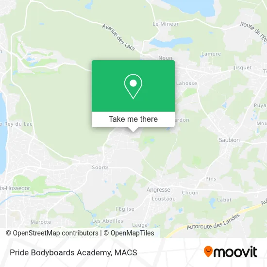 Pride Bodyboards Academy map