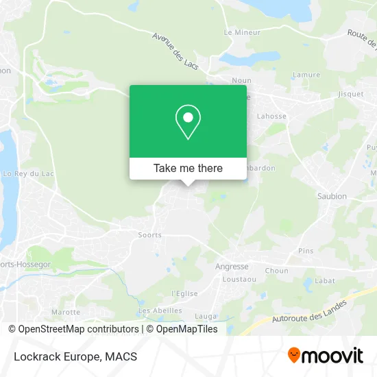 Lockrack Europe map