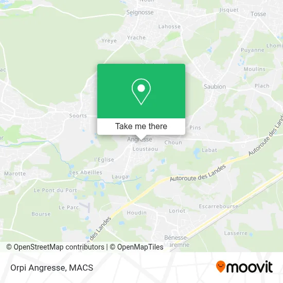 Orpi Angresse map