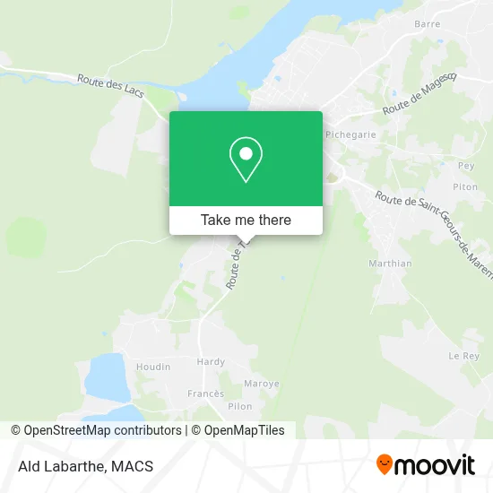 Mapa Ald Labarthe