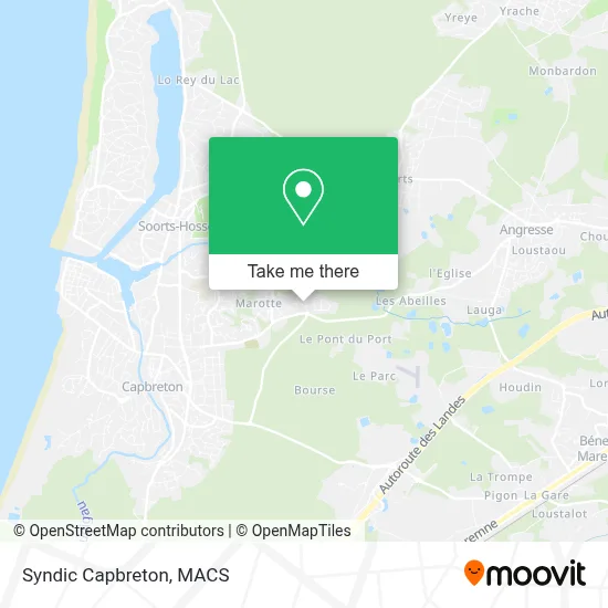 Syndic Capbreton map