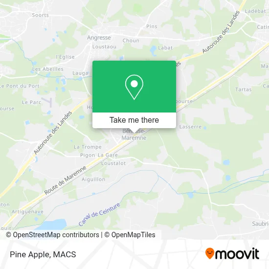 La Pomme De Pin map