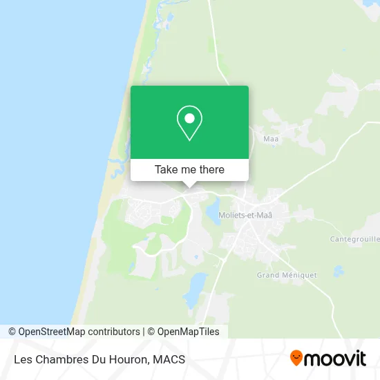 Les Chambres Du Houron map