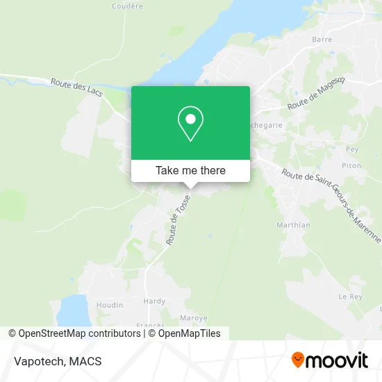 Vapotech map