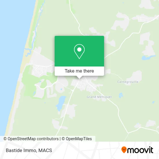 Bastide Immo map