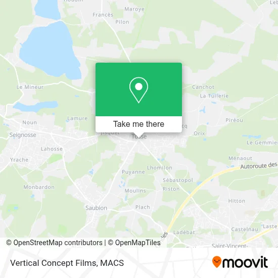 Vertical Concept Films map