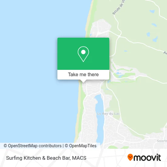 Surfing Kitchen & Beach Bar map