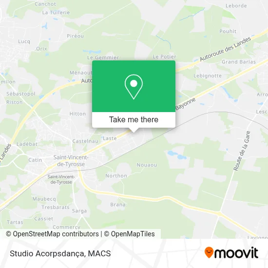 Studio Acorpsdança map