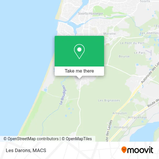 Les Darons map