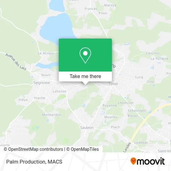Palm Production map
