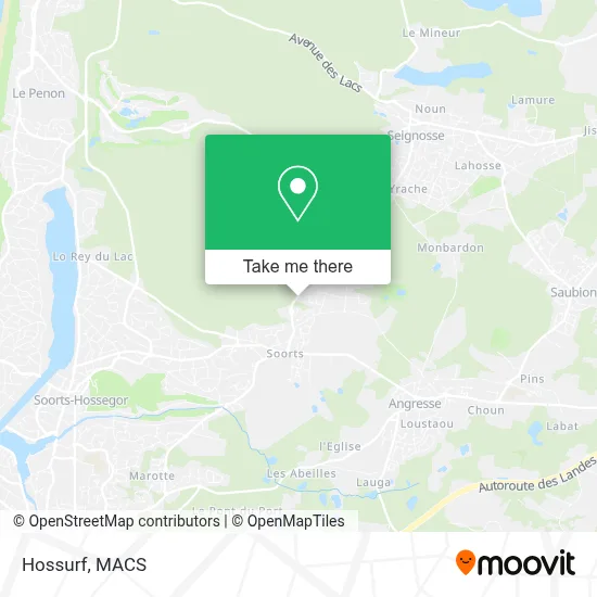 Hossurf map