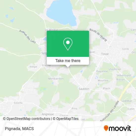 Pignada map