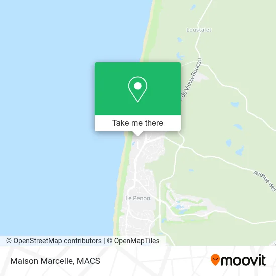 Maison Marcelle map