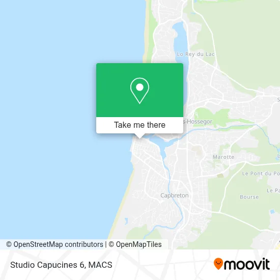 Studio Capucines 6 map