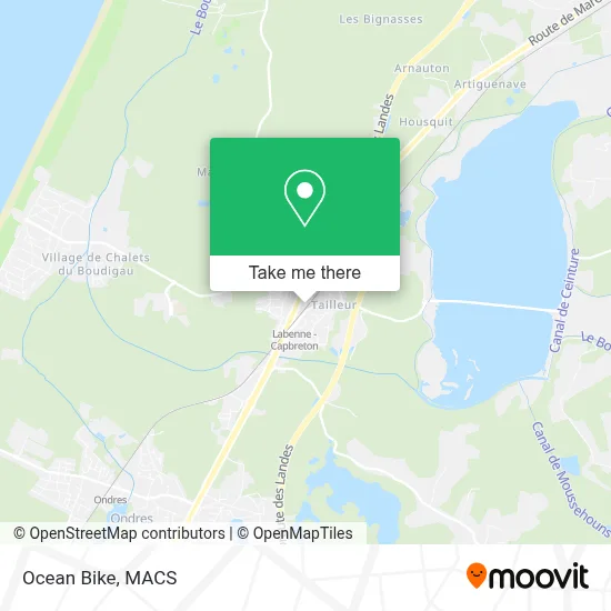 Ocean Bike map