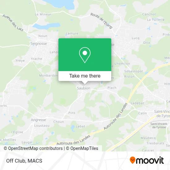Mapa Off Club