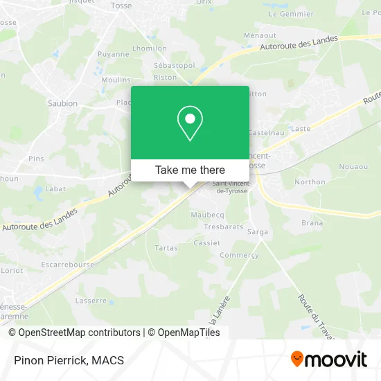 Pinon Pierrick map