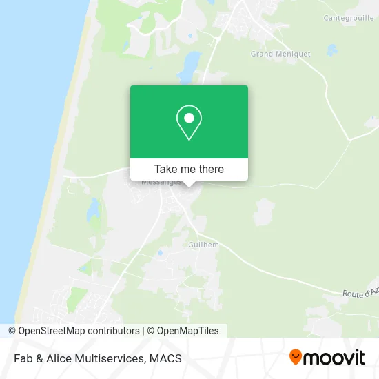 Mapa Fab & Alice Multiservices