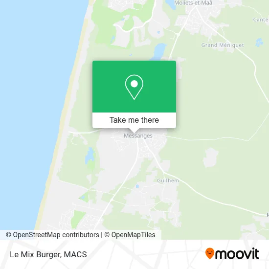 Le Mix Burger map
