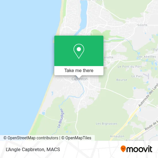 L'Angle Capbreton map
