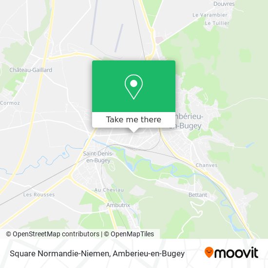Square Normandie-Niemen map