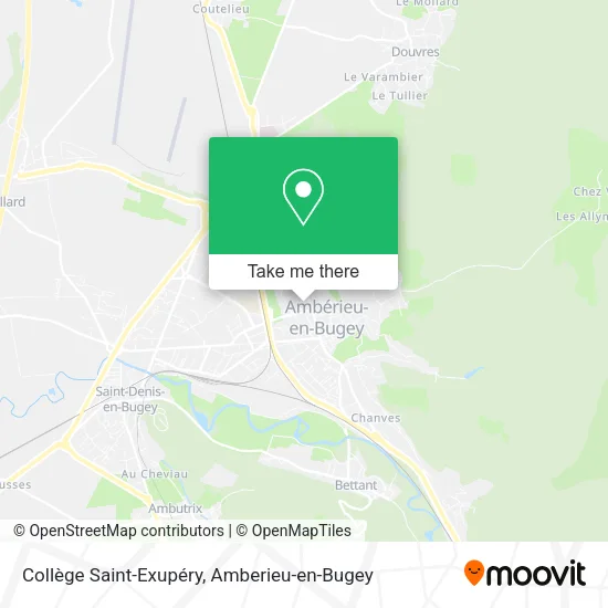 Mapa Collège Saint-Exupéry