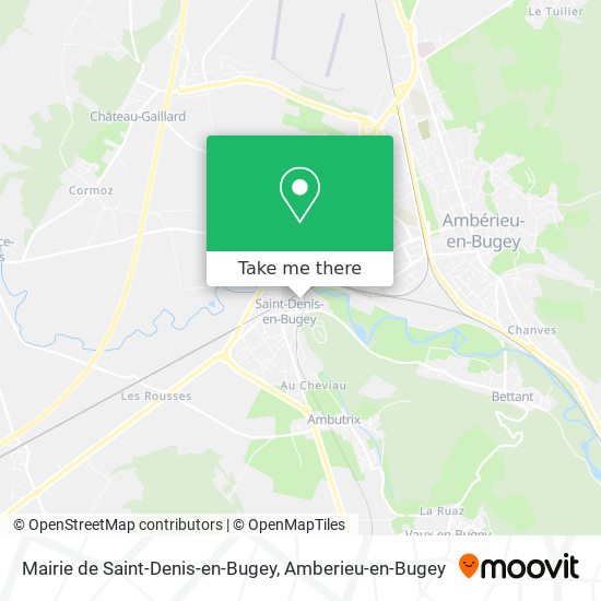 Mairie de Saint-Denis-en-Bugey map