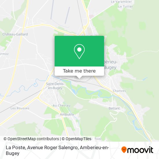 La Poste, Avenue Roger Salengro map