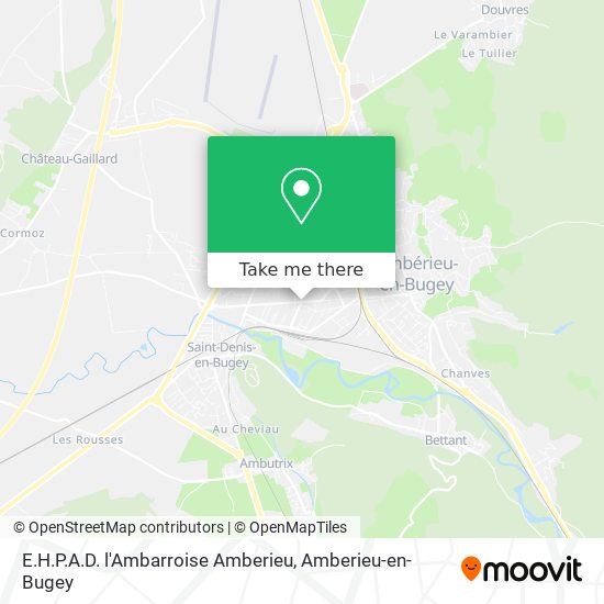 E.H.P.A.D. l'Ambarroise Amberieu map