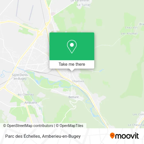 Parc des Échelles map