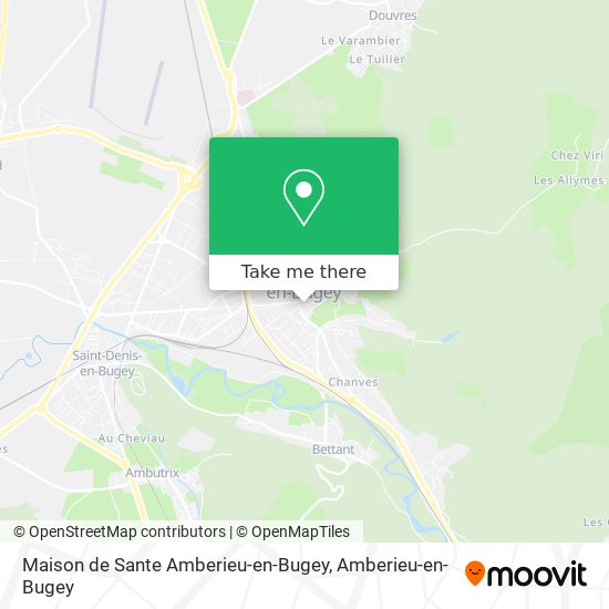 Maison de Sante Amberieu-en-Bugey map