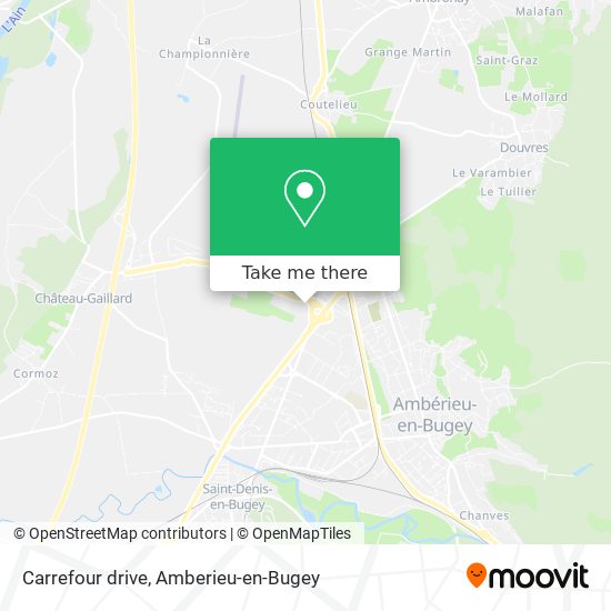 Carrefour drive map