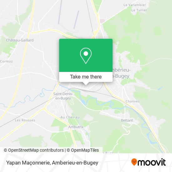 Yapan Maçonnerie map