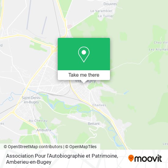 Mapa Association Pour l'Autobiographie et Patrimoine