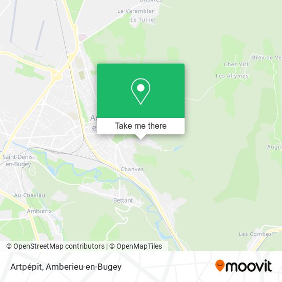Artpépit map