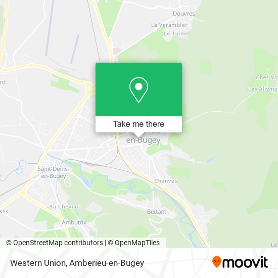 Western Union map