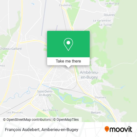 François Audebert map